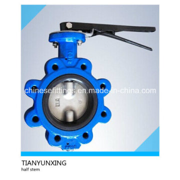 Casting CF8m Disc Zwei Schaft / Stiel Lugged Butterfly Valve